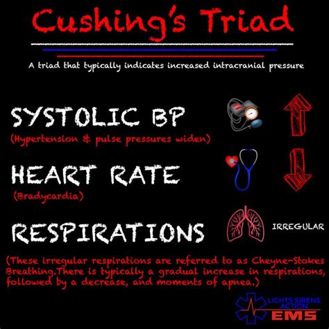 Cushing's Triad | Cushing triad, Intracranial pressure, Cushings