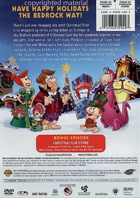 Flintstones Christmas Carol, A (DVD 1994) | DVD Empire