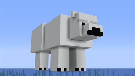 If anyone cares, I made a polar bear monument in my survival world. By ...