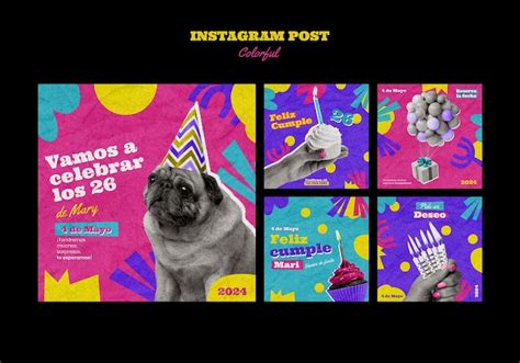 Free PSD | Party entertainment instagram posts