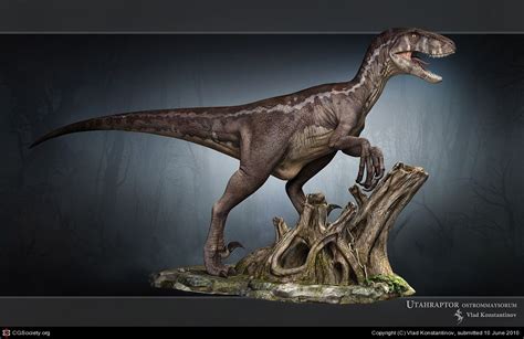 Utahraptor by Vlad Konstantinov | 3D | CGSociety | Dinosaur, Prehistoric animals, Prehistoric ...