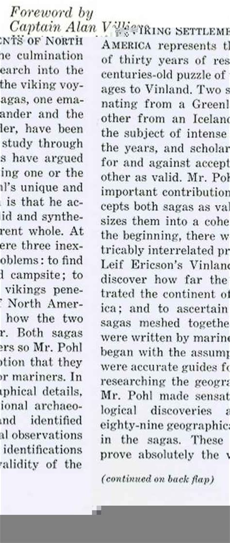 The Viking Settlements of North America - Pohl