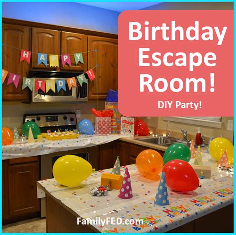 Birthday Party Escape Room DIY—Best Birthday Party Game for Teens, Kid ...