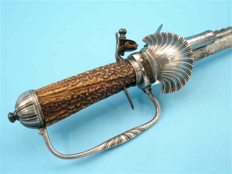 English Silver-Mounted Sword Pistol - HLEBOOKS.com