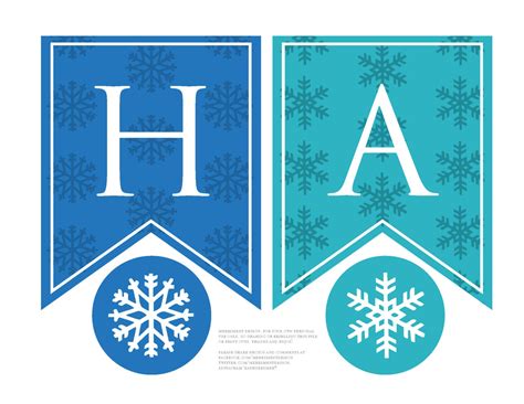 Personalized Frozen Birthday Banner printable for a Frozen