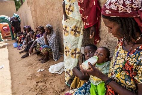 In West Africa, clinic rescues starving babies