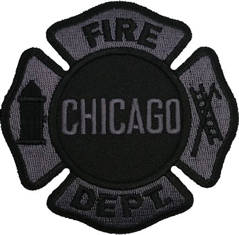 CHICAGO FIRE DEPARTMENT MALTESE PATCH: Subdued - Chicago Cop Shop