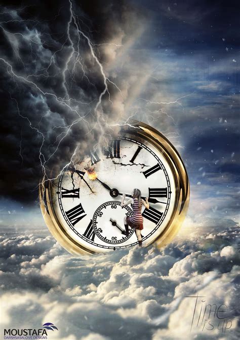 Time is UP + Tutorial by DARSHSASALOVE.deviantart.com on @deviantART | Time art, Clock art ...