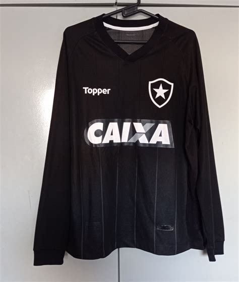 Botafogo Away football shirt 2018 - 2019. Sponsored by Caixa