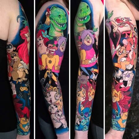 Update more than 56 90s cartoon sleeve tattoo best - in.cdgdbentre