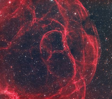 The Giant Spaghetti Nebula - created from a star explosion 40,000 years ago. I pointed my ...