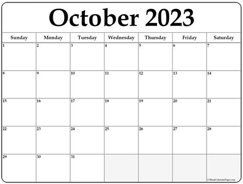 September And October 2023 Calendar - Printable Word Searches