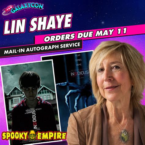 Lin Shaye Mail-In Autograph Service: Orders Due May 11th