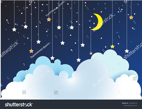 Starry Night Sky Clipart