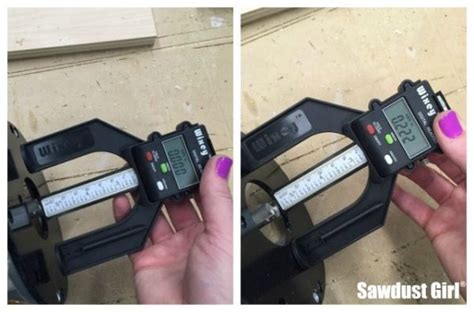 How to use a Digital Height Gauge - Sawdust Girl®