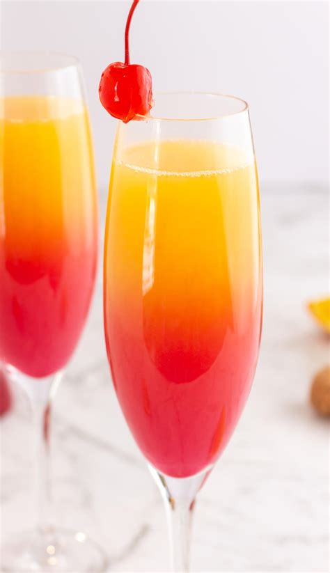 Sunrise Mocktail Recipe | Sparkling Grenadine Mocktails