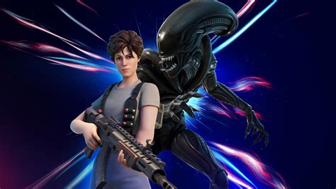 Ripley and the Xenomorph Fortnite Wallpaper, HD Games 4K Wallpapers ...