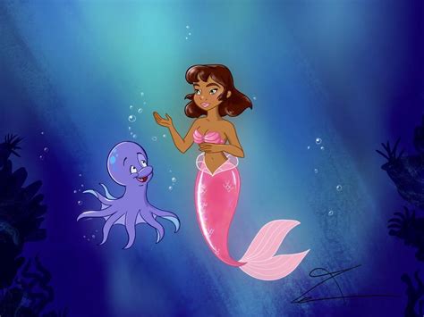 I drew Gabriella, the actual first Moc (mermaid of color) 💖 I always ...