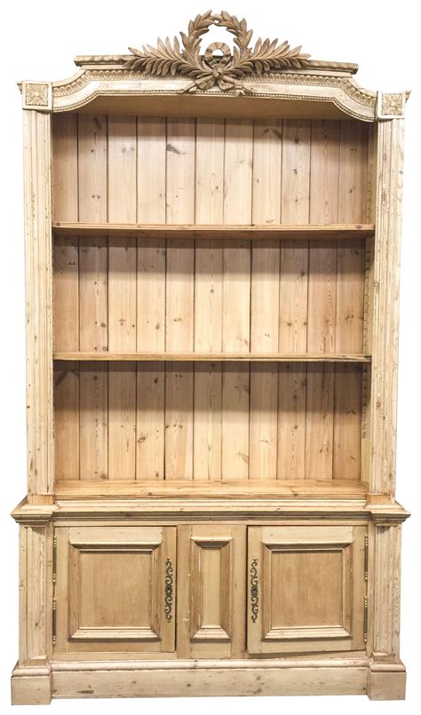Antique French Pine Bookcase on Chairish.com Pine Furniture, Home Office Furniture, Antique ...