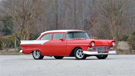 1957 Ford Custom Sedan Resto Mod for Sale at Auction - Mecum Auctions