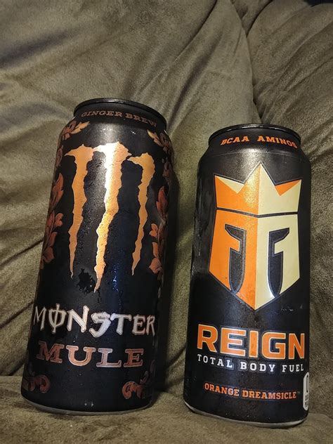 NEW Monster Mule and Reign Orange Dreamsicle(16oz aluminum cans) : r/ToFizzOrNotToFizz