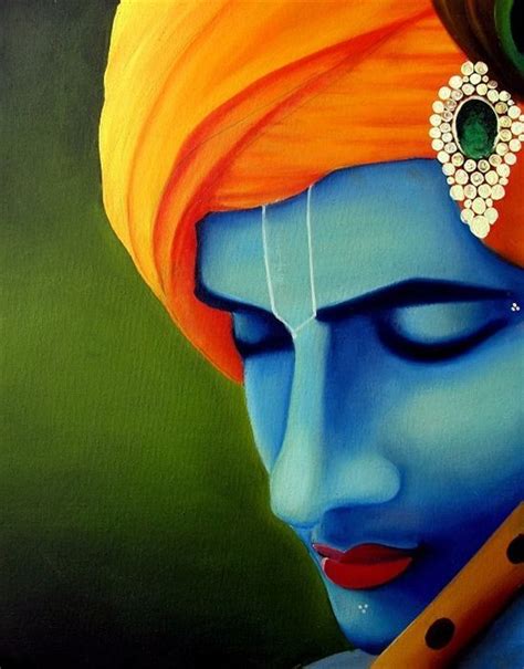 Krishna painting, Krishna art, Modern art paintings