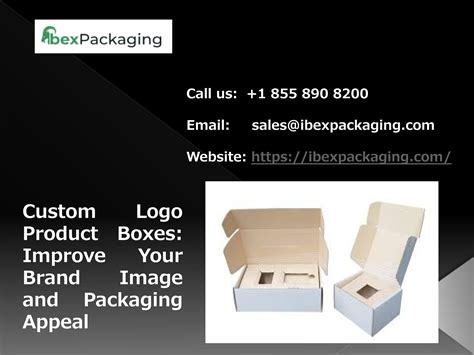 Custom LOGO PRODUCT BOXES by ibex packaging - Issuu