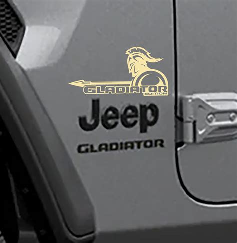 Jeep Gladiator JT Gladiator Edition Decal Vinyl Decal | Jeep Wrangler Decal