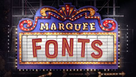 35+ Best Marquee Fonts (FREE / Premium) 2024 | Hyperpix