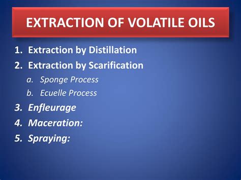 Volatile oils. - ppt download