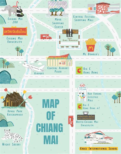 Campus Maps | Grace International School | Chiang Mai, Thailand