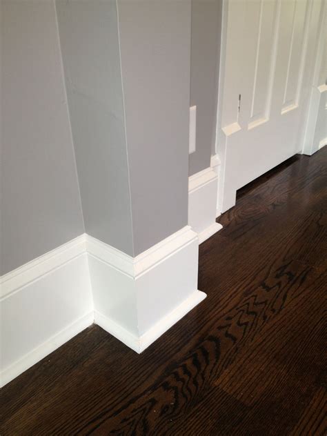 Historic trim details. Our baseboards are actual wood (not speedboard or pressboard). They ...