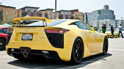 Yellow car Lexus LFA wallpapers and images - wallpapers, pictures, photos