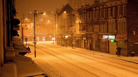 Architectural photo of buildings, street, snow, city HD wallpaper | Wallpaper Flare