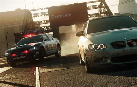 Wallpaper the city, race, bmw, police, chase, Dodge Charger, need for ...