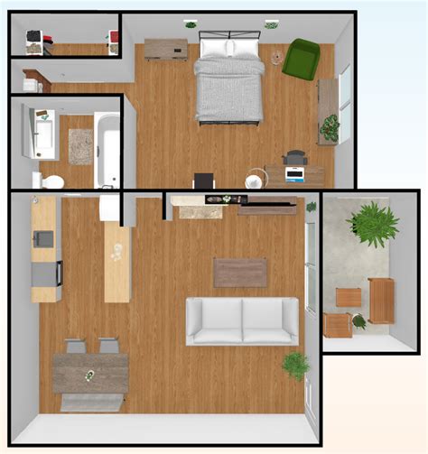 Floor Plans - HANOVER PLACE APARTMENTS