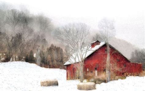 Pin by Just Dreamin' on winter farm | Watercolor barns, Art, Watercolor landscape