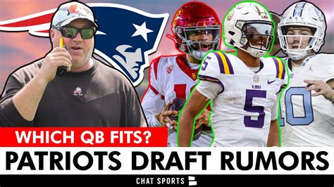 Patriots Draft Rumors: Which QB Does NEW Patriots Offensive Coordinator ...