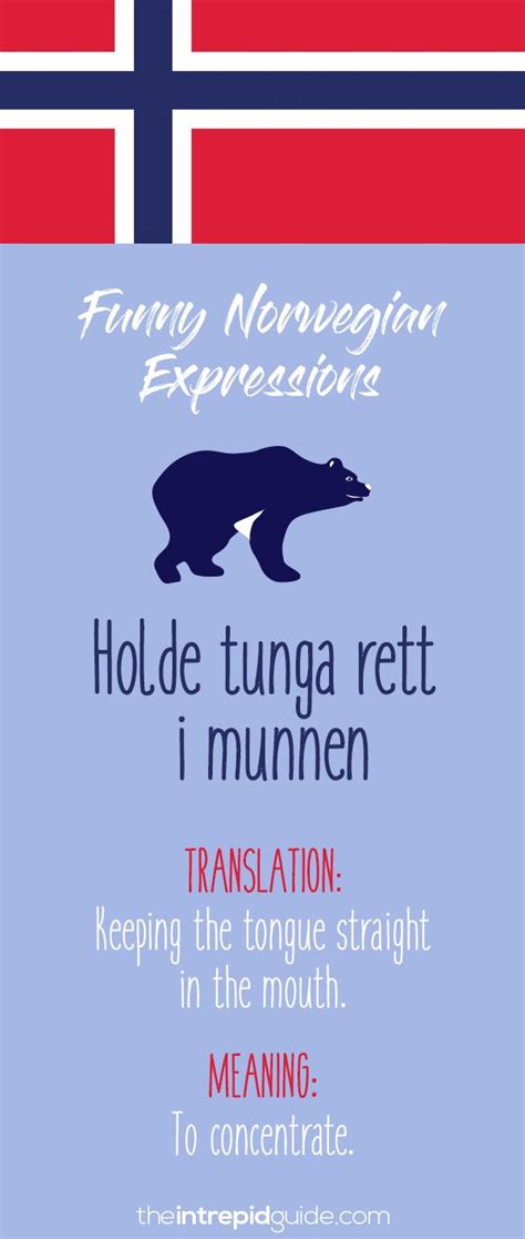 Norwegian Sayings and Idioms - Holde tunga rett i munnen Norwegian ...