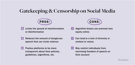 Gatekeeping and Censorship in Social Media