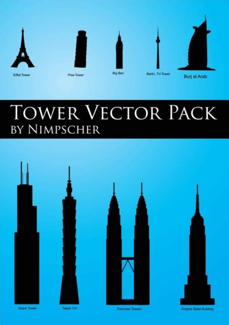 Skyscraper Vector Silhouette Pack free download