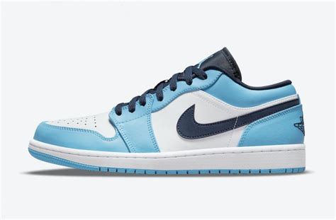 Air Jordan 1 Low “UNC” White/University Blue-Black – Sneaker Novel