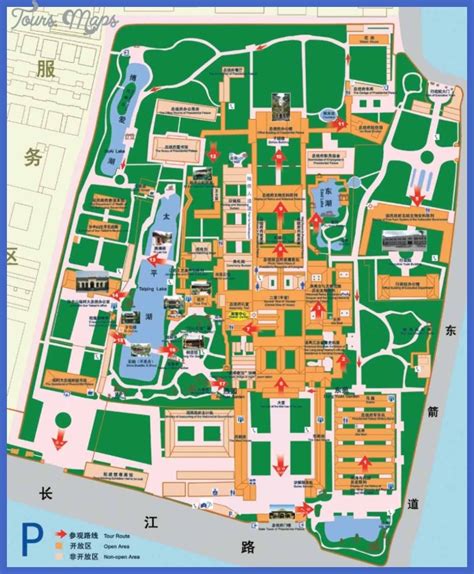 Nanjing Map Tourist Attractions - ToursMaps.com