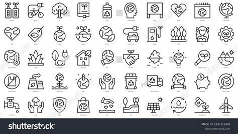 Set Simple Outline Mother Earth Day Stock Vector (Royalty Free ...