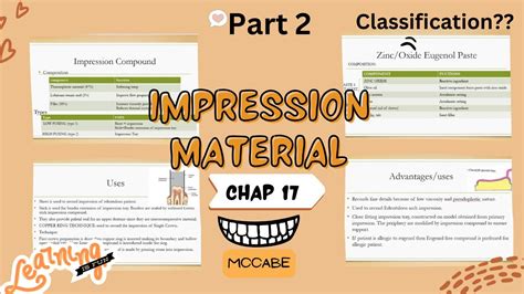 Non Elastic Impression material- Impression Compound/Zinc Oxide Eugenol. Uses/Properties ...