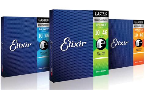 Elixir Strings unveils OPTIWEB natural feel coated electric guitar strings