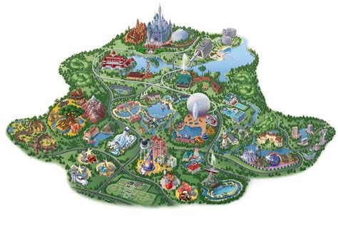 old disney world park map resort - AllEars.Net