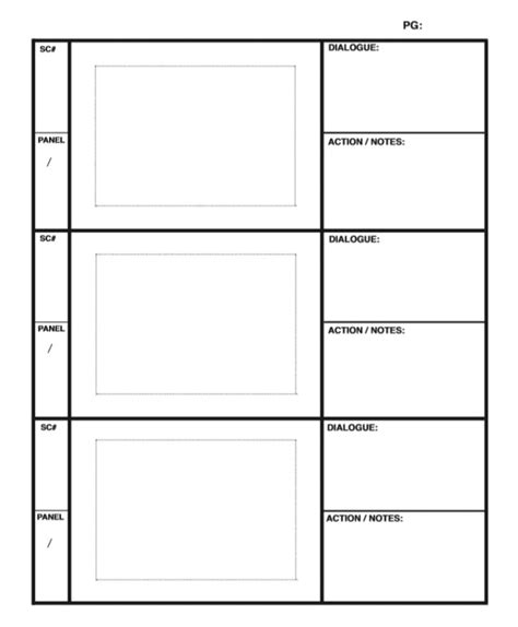 Best Storyboard Template | HQ Template Documents