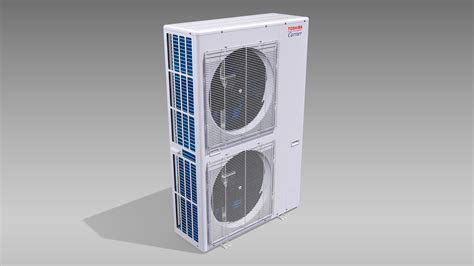 3D model Single-phase Toshiba Carrier VRF Heat Pump Outdoor Unit VR / AR / low-poly | CGTrader