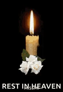 Rip Rest In Peace Heaven Candle Light GIF | GIFDB.com